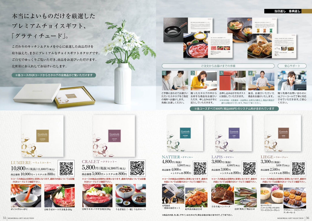 小さな家族葬サロンイノリエ | 返礼品